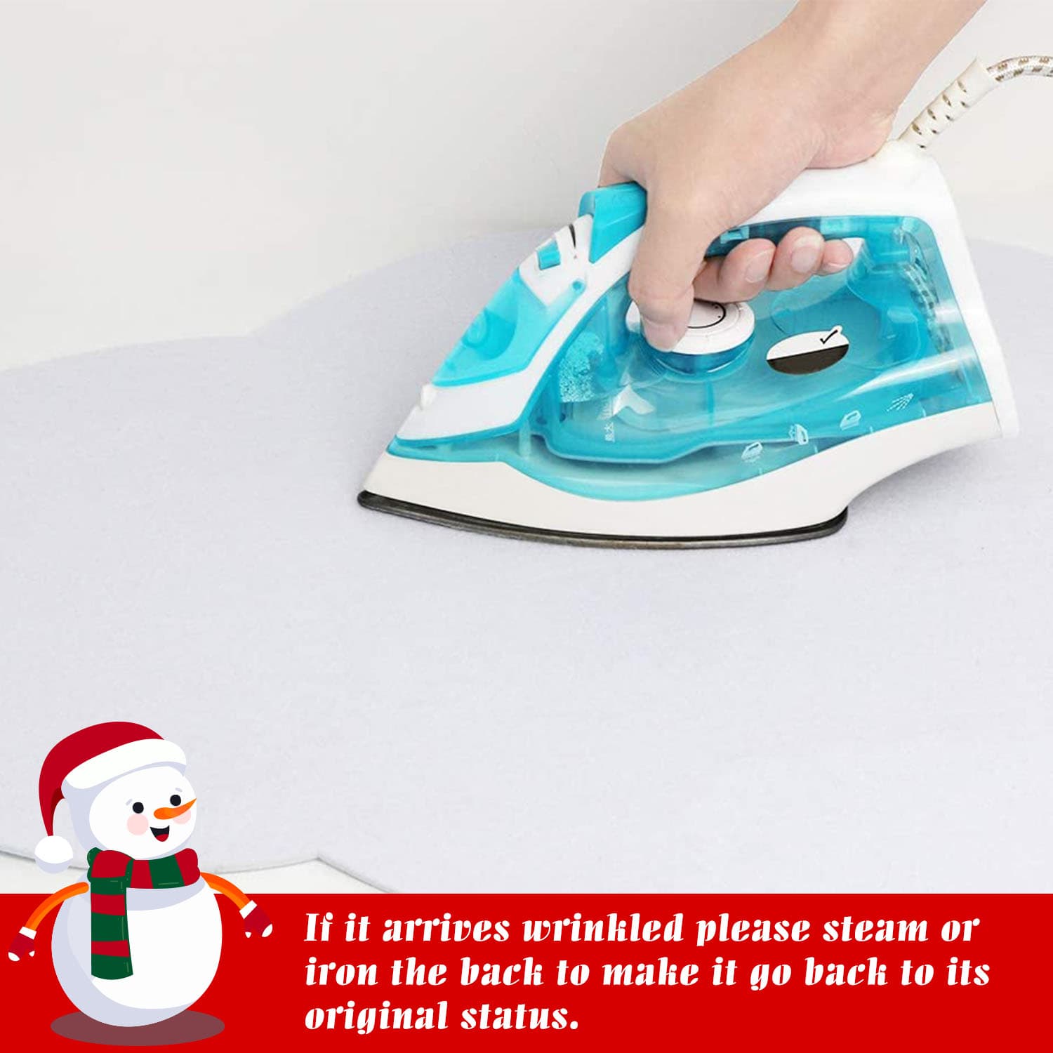 DIY Felt Snowman view 10