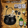 Witch Cauldron with LED Light & Fog Mist Maker