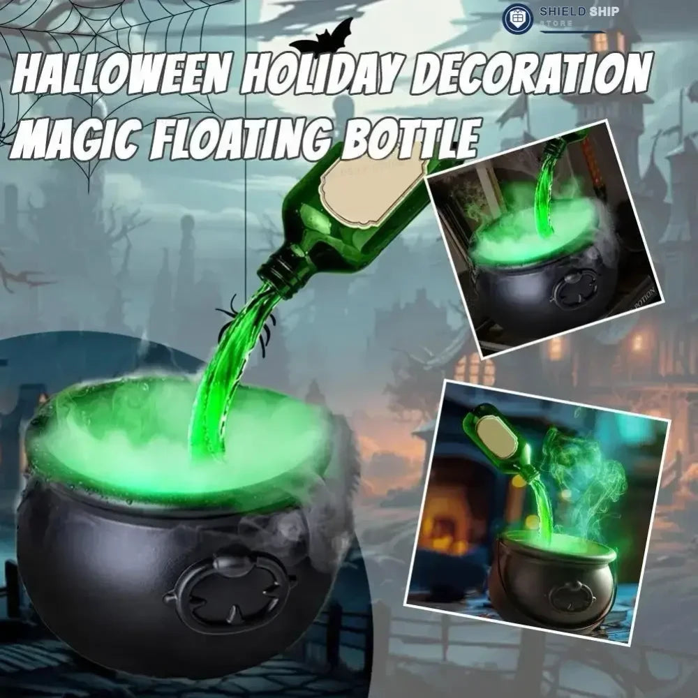 Witch Cauldron with LED Light & Fog Mist Maker